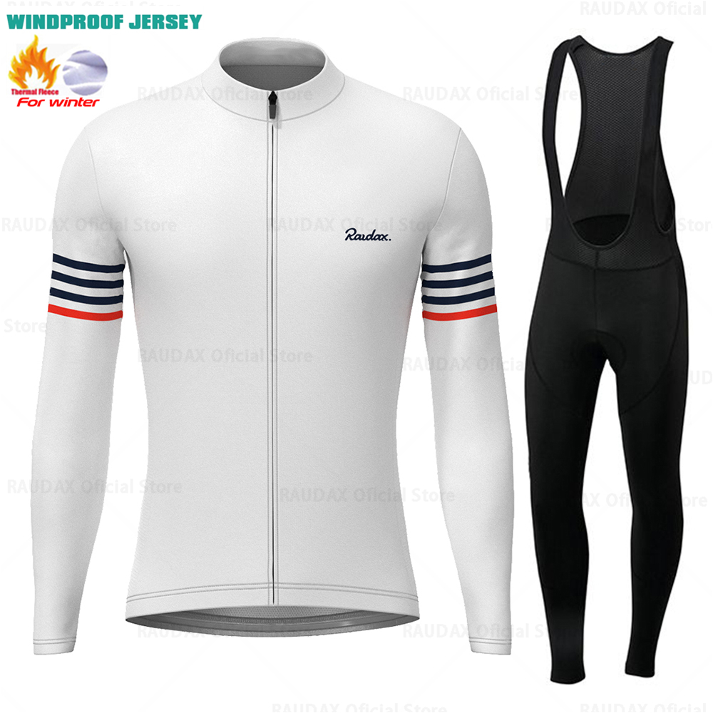 Cycling Gear Jersey - Raudax Winter Winddicht Fleece Jersey Ropa